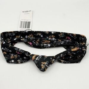 Floral Print Black Headband Merry Mischief Vera Bradley